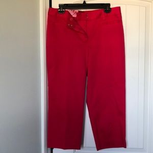 212 Collection Capri Pants Women's Size‎ 8 Pink